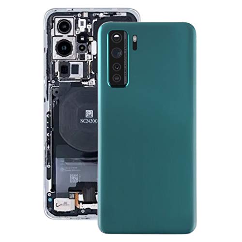 BOLONISS Copertura posteriore della batteria con la macchina fotografica copriobiettivo for Huawei P40 Lite 5G / Nova 7 SE (verde) Multiuso (Color : Green)