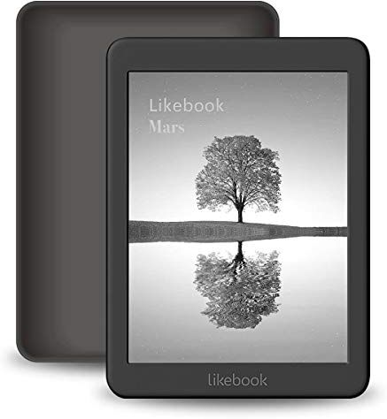 Likebook Mars E-Reader, Touchscreen da 7,8", 300PPI, Processore a 8 core, Luce Calda/Fredda Regolabile Incorporata, Supporto Audiolibri Integrato, Android 6.0, Google Play Store, 16GB