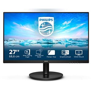 Philips 271V8LA - Monitor FHD da 27", AdaptiveSync (1920 x 1080, 75 Hz, VGA, HDMI), nero