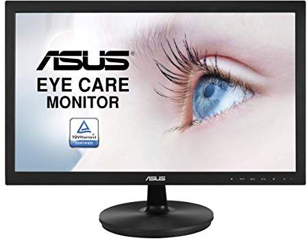 Asus VS229NA 21.5'' Monitor, FHD, 1920 x 1080, VA, DVI-D, D-Sub, Filtro Luce Blu