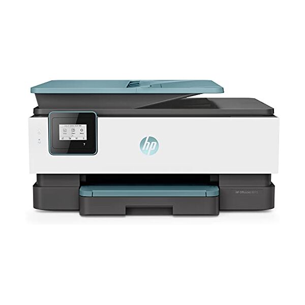 hp officejet 8015 stampante multifunzione a getto di inchiostro, scanner e fotocopiatrice, wi-fi, wi-fi direct, smart tasks, app hp smart, 2 mesi di servizio instant ink inclusi, oasis