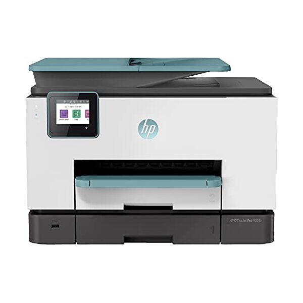 hp officejet pro 9025e - stampante multifunzione (hp+, a4, stampante, scanner, fotocopiatrice, fax, wlan, lan, duplex, hp eprint, airprint, con 6 mesi di prova hp instant ink) oasis