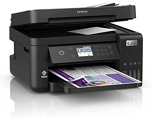 Epson EcoTank ET-3850 - Stampante multifunzione per serbatoi di inchiostro, Wi-Fi A4, con fino a 3 anni di inchiostro incluso