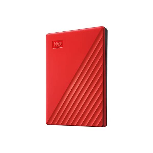 western digital 2 tb my passport portable hdd usb 3.0 with software for device management, backup and password protection - red - works with pc, xbox and ps4