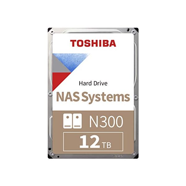 toshiba 12tb n300 internal hard drive – nas 3.5 inch sata hdd supports up to 8 drive bays designed for 24/7 nas systems, new generation (hdwg480uzsva)