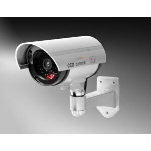 Technaxx Germany videocamera di sicurezza Dome Dummy CCD Cam Indoor Realistico Falso Sorveglianza CCTV LED rosso lampeggiante Lente fittizia e cavo TX-18