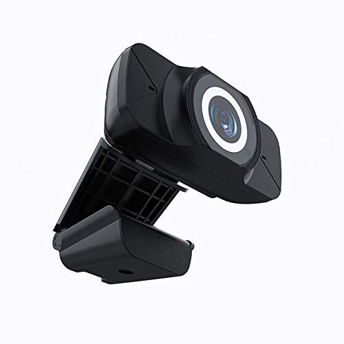 CamKpell-C Videocamera - Webcam 1080P 85 Gradi grandangolo HD Wecam con Microfono 2Mp 1920X1080P 30Fps USB Webcam HD Plug And Play - Nero
