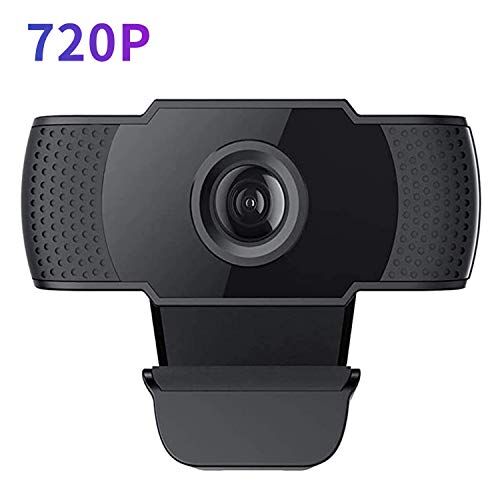 N / A Webcam HD 720P Webcam con Microfono/Altoparlante per PC/Mac/Laptop/Desktop, Streaming Webcam, 30 fps, USB, Supporto Youtube/Skype/Facebook/Zoom Live Stream