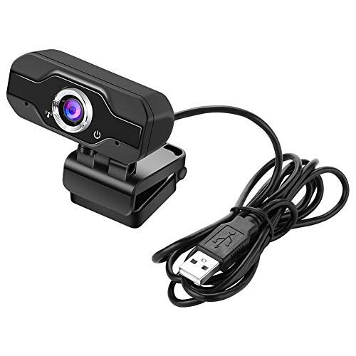 PRDECE Webcam Full HD 1080P per Sistema operativo Windows Windows 10/8 Webcam Integrata Dual Mics Smart 1080P Web Camera Videocamera USB PRO Stream per Laptop Desktop Videogioco per PC