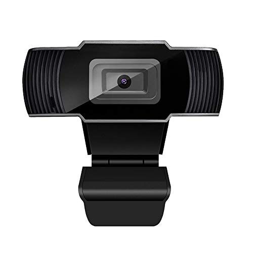 PRDECE Webcam Full HD 1080P per Computer Portatile Megapixel Auto Focus HD Webcam 1080P PC Web USB Videocamera Cam Videoconferenza con Microfono