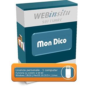 WebInSitu Software MonDico - Editore di dizionari, lessici e glossari digitali - Licenza personale - 1 computer