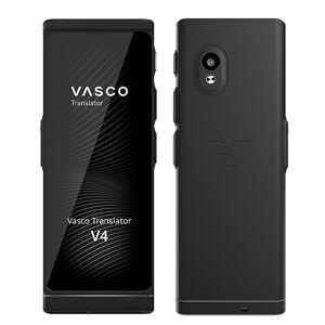 Vasco Electronics Vasco V4 Traduttore Simultaneo Vocale   108 Lingue   Internet Gratis e Illimitato per le Traduzioni a Vita in quasi 200 Paesi   Modello 2022