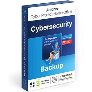Acronis Cyber Protect Home Office 2023   Essentials   3 PC/Mac   1 Anno   Windows/Mac/Android/iOS   Backup   Codice d'attivazione via posta