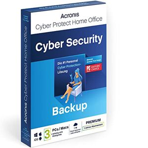 Acronis Cyber Protect Home Office 2023   Premium   1000 GB di Cloud Storage   3 PC/Mac   1 Anno   Windows/Mac/Android/iOS   Codice d'attivazione via posta