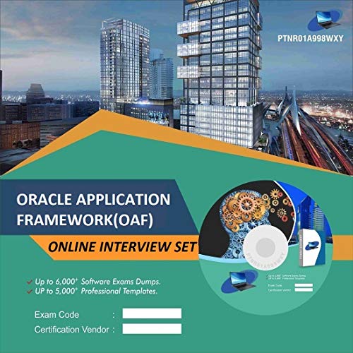 PTNR01A998WXY ORACLE APPLICATION FRAMEWORK(OAF)Complete Unique Collection All Latest Inteview Questions & Answers Video Learning Set (DVD)