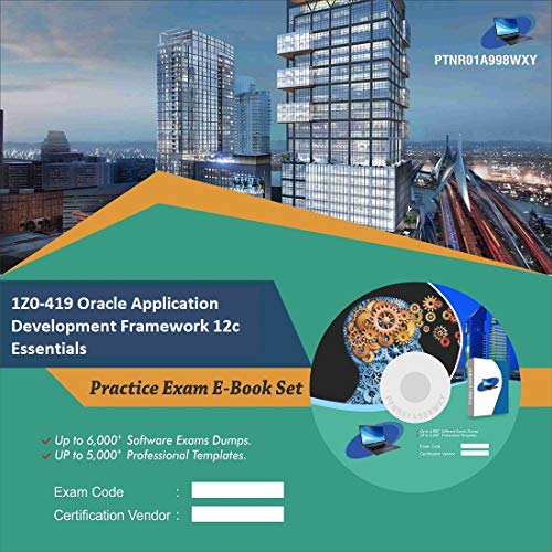 PTNR01A998WXY 1Z0-419 Oracle Application Development Framework 12c Essentials Complete Video Learning Certification Exam Set (DVD)