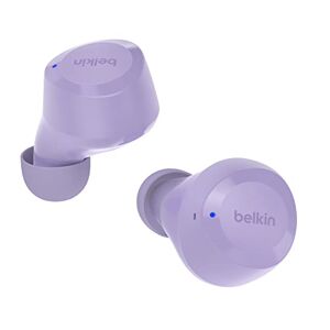 Belkin SoundForm Bolt Auricolari true wireless, earbud wireless con 28 ore di batteria, modalità Mono, resistenza a sudore e’acqua (IPX4), cuffie Bluetooth con microfono per iPhone, Galaxy e altri