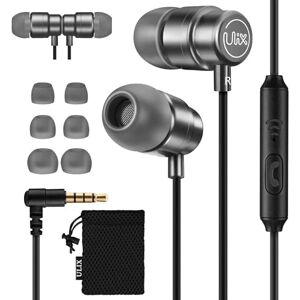 UliX RIDER Auricolari In-Ear Cuffie, Cuffiette con Filo e Microfono,  Garanzia di 5 anni, Extra-Resistenti Dynamic Driver a 48 Ω, Audio  Cristallino e Bassi Intensi, per iPhone, iPad, Samsung, Gaming - Confronta