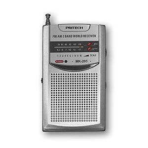 Hoggy Piccola radio portatile con altoparlante Radio con quadrante analogico a due bande FM/Am