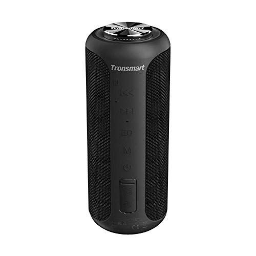 Tronsmart T6 Plus Upgraded Edition Cassa Bluetooth 40W, Altoparlante Waterproof IPX6 con Powerbank, 360 Suono Stereo TWS, 15 Ore di Riproduzione, Effetti Tri-Bass, Speaker con Bluetooth 5.0 e NFC