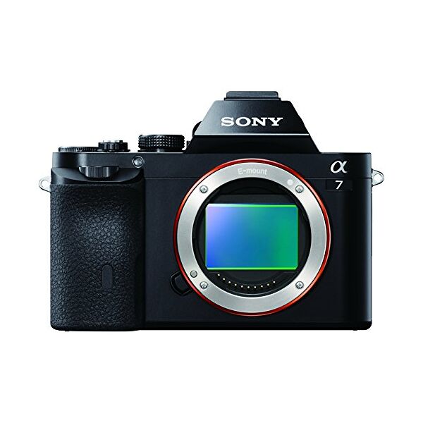 sony alpha 7 - fotocamera digitale mirrorless ad obiettivi intercambiabili, sensore cmos exmor full-frame da 24.3 mp, ilce7b, nero
