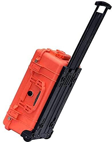 PELI 1510 Valigia trolley antiurto, IP67 Impermeabile e a prova di polvere, Capacità di 27L, Prodotto in USA, Con Inserto in schiuma personalizzabile, Colore Giallo