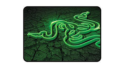 Razer RZ02-01070500-R3M2 Tappetino Gaming, Piccolo, Fissure (Verde)