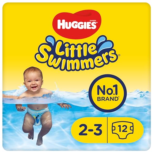 Huggies Little Swimmers - Pannolini da nuoto, taglia 2-3, 3-8 kg