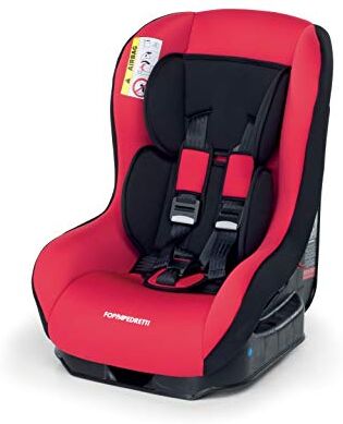 Foppapedretti Go! Evolution Seggiolino Auto Gruppo 0-1 (0-18 Kg), per Bambini dalla nascita fino a 4 anni circa, Rosso (Cherry)