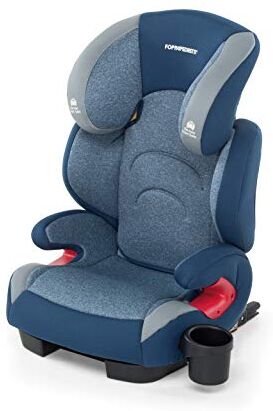 Foppapedretti Seggiolino Auto Best Duofix, Gruppo 2-3 (15-36 Kg), per bambini da 3 a 12 anni, conforme ECE R44, Fissaggio Dualfix (Isofix e non), Sistema Protezione Impatto Laterale, Sky