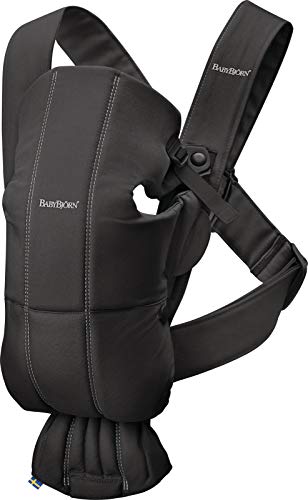 BabyBjörn Marsupio Mini Cotone, Nero