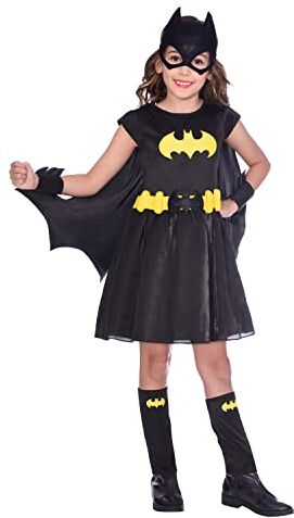 amscan Costume da Supereroe per Ragazza - Batgirl Classica - Molto Grande (10-12 Anni)