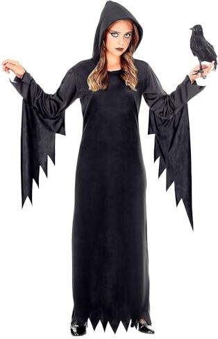 WIDMANN GOTHIC QUEEN" (hooded dress) - (128 cm / 5-7 Years)