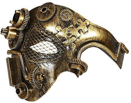 WIDMANN COPPER STEAMPUNK HALF FACE MASK" -