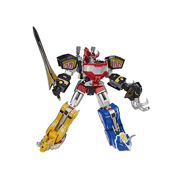 power rangers hasbro, lightning collection zord ascension project, mighty morphin, dino megazord, collezionabile in scala 1:144