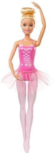 Barbie- Ballerina Bambola Bionda con tutù Giocattolo per Bambini 3+ Anni, GJL59