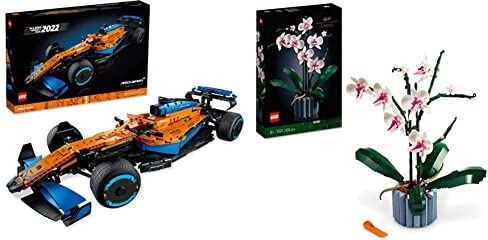 Lego 42141 Technic Monoposto McLaren Formula 1 2022, Auto Replica F1, Set per Adulti Modellino Supercar & Orchidea, Set per Adulti da Collezione, Modellismo e Hobby Creativi