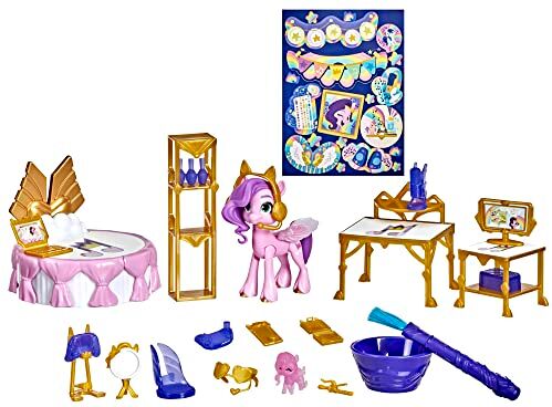 Hasbro My Little Pony: Una Nuova Generazione, Royal Room Reveal di Princess Pipp Petals, Pony da 7,5 cm, Giocattolo rivelato dall'acqua per Bambine e Bambini