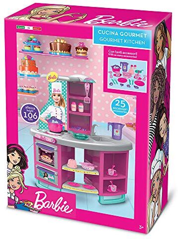 Grandi Giochi GG00525, Nuova Cucina di Barbie 106cm, Multicolore