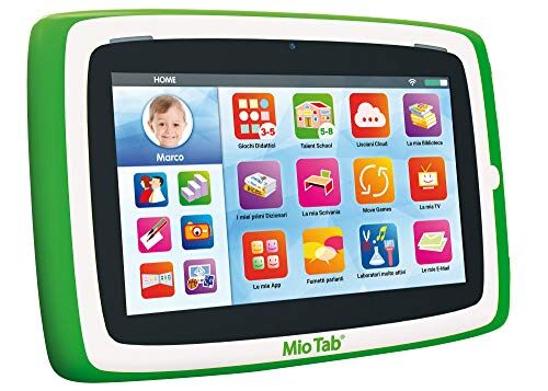 Liscianigiochi-Mio Tab 7" Preschool Tablet Prescolare, 16 GB Memoria Flash, espandibile, 71968