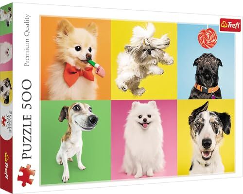 Trefl Puzzle, Colore Cani, 500 Pezzi, 37378