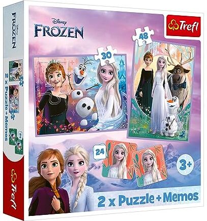 Trefl- Frozen Puzzle, Multicolore, One Size, 93335