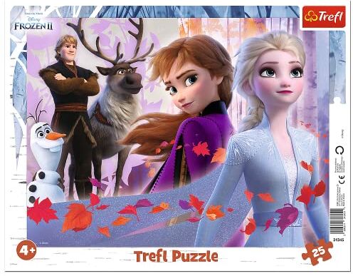 Trefl- Disney Frozen 2 25 Pezzi, Avventure nella Landa Ghiacciata, dai 4 Anni in su Puzzle, Colore