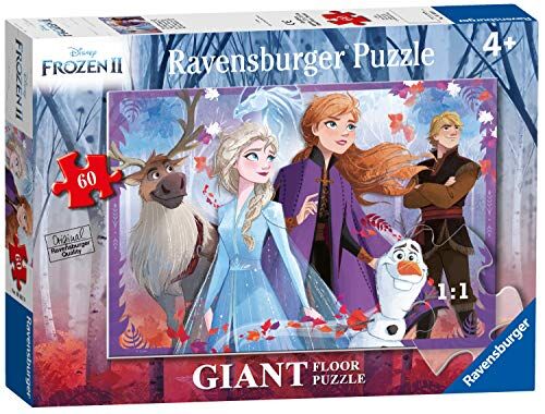 Ravensburger Frozen 2 A Puzzle 60 Pezzi Giant, Multicolore, 03031