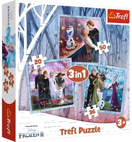 Trefl 916 34853 EA 3 in 1 Frozen, red