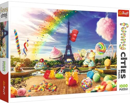 Trefl 1000 Elementi, Città Divertenti, Qualità Premium, per Adulti e Bambini da 12 anni Puzzle, Colore Dolce Parigi, 10597