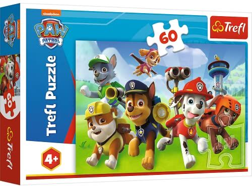 Trefl 916 17321 60pcs Paw Patrol Puzzle, Multi-Colored