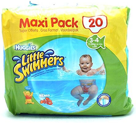 Huggies Little Swimmers size 3 – 4 (7 – 15 kg) – 20 pannolini