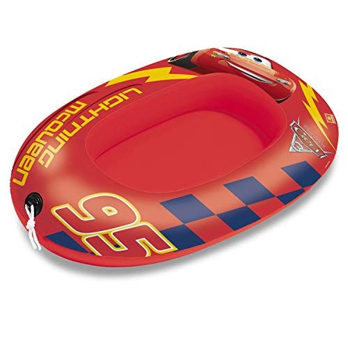 Mondo Toys - Cars 3 Small Boat - Canotto Gonfiabile / Gommone per Bambini - misura 94 cm - Facile da Gonfiare e Sgonfiare - PVC Termosaldato resistente - ideale per spiaggia, mare, piscina - 16513
