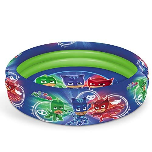 Mondo Toys - PJ Masks 3 Rings Pool - Piscina gonfiabile per bambini 3 anelli - diametro 100 cm - capacit 84 Lt. - 16689